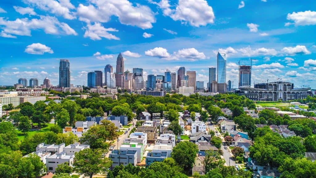 charlotte north carolina skyline