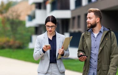 North Carolina real estate broker working on the go