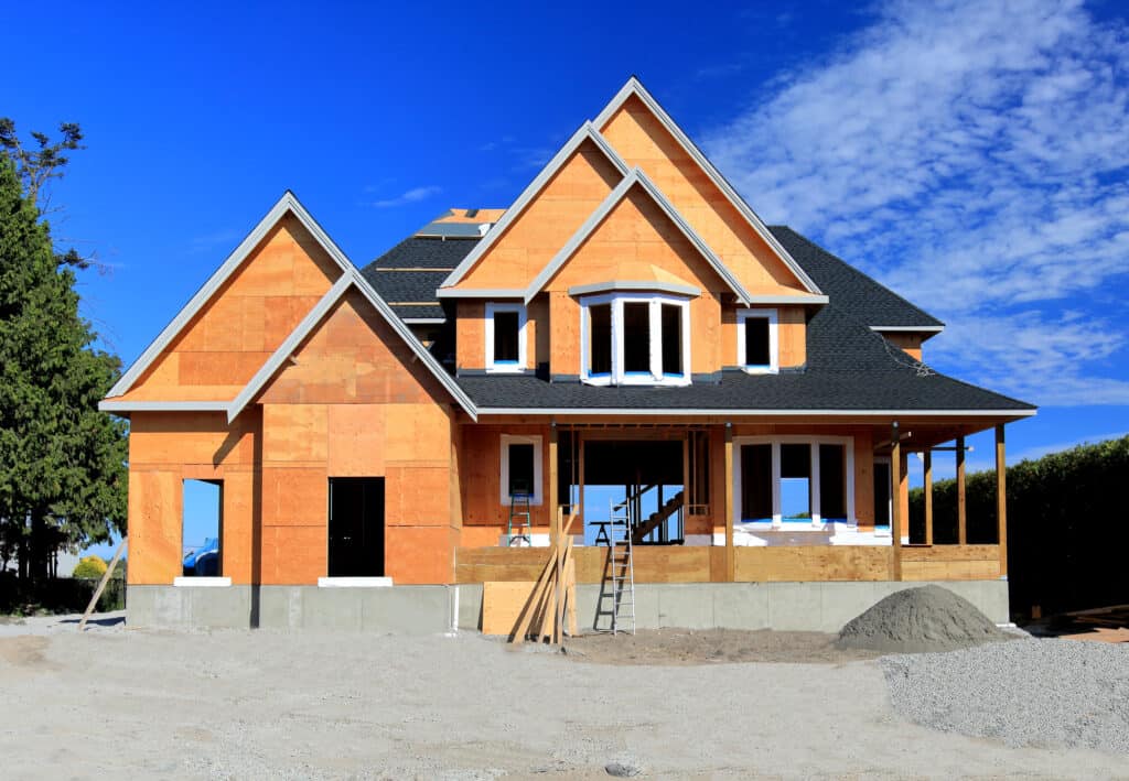 New Construction Framing and Foundation