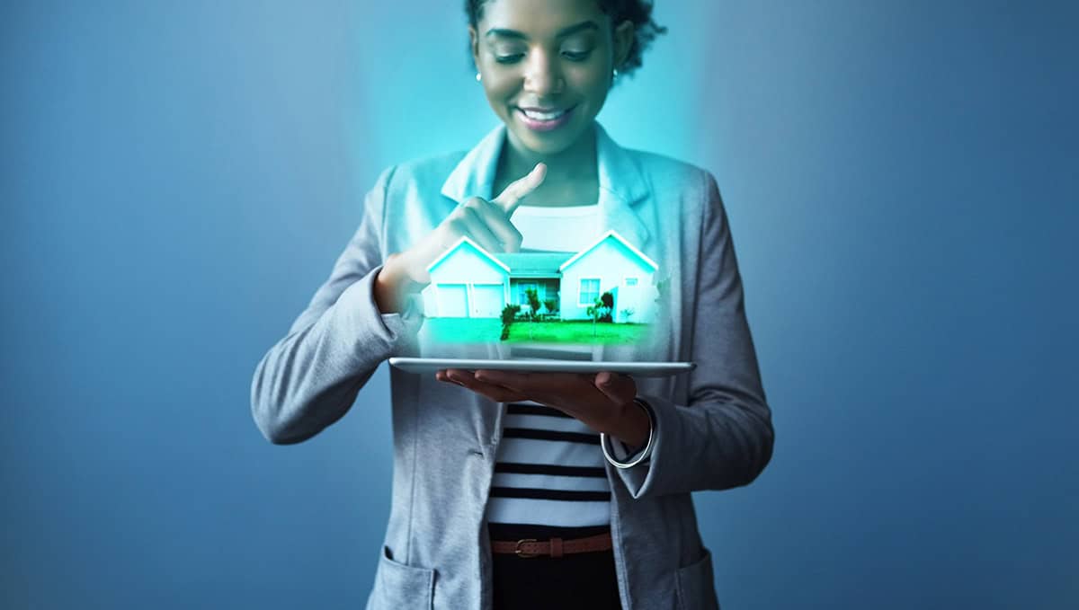 real estate agent uses AI